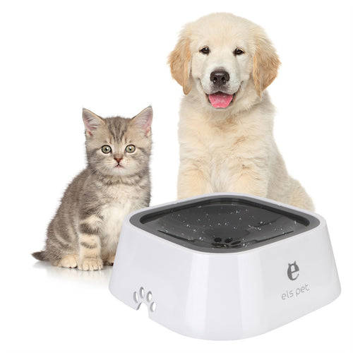 Anti-Overflow Cat & Dog Water Feeder – 1.5L Bowl