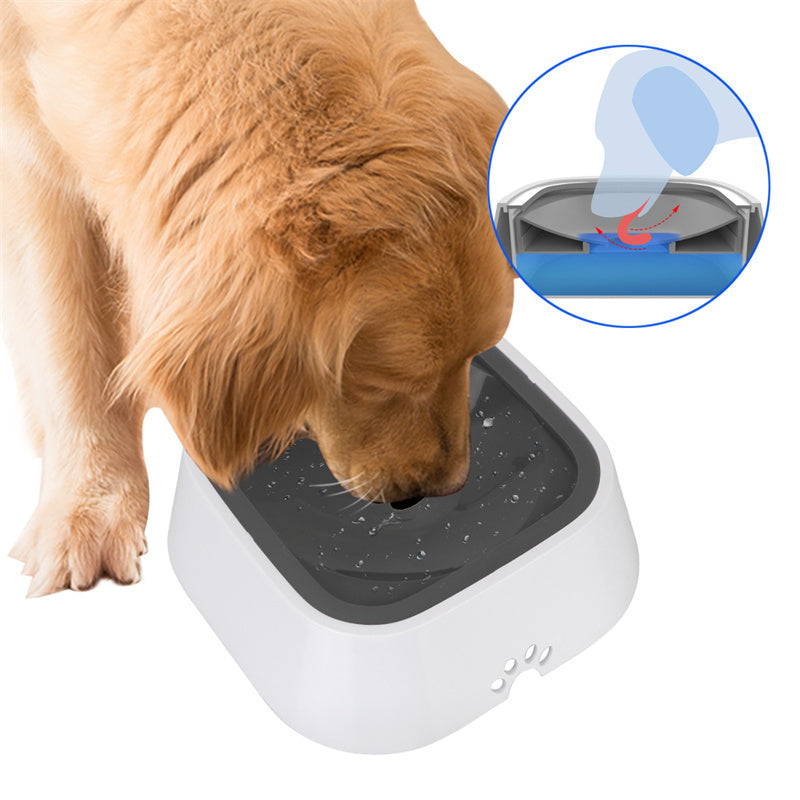 Anti-Overflow Cat & Dog Water Feeder – 1.5L Bowl